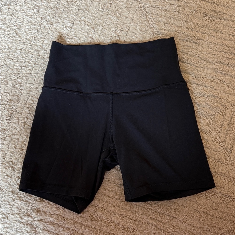 Black Lululemon Biker Short
